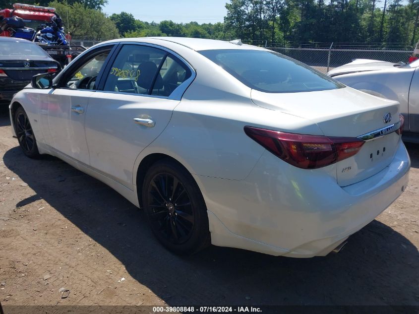 JN1EV7AR0JM445087 2018 Infiniti Q50 3.0T Luxe