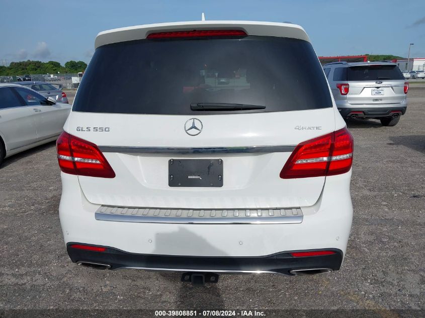 2018 Mercedes-Benz Gls 550 4Matic VIN: 4JGDF7DE8JB015040 Lot: 39808851