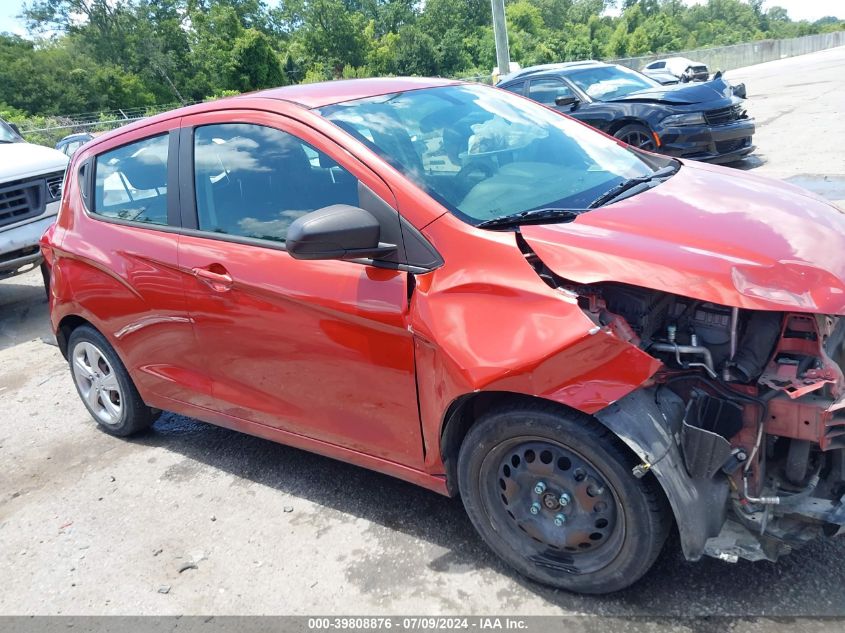 2021 Chevrolet Spark Fwd Ls Automatic VIN: KL8CB6SA0MC722503 Lot: 39808876