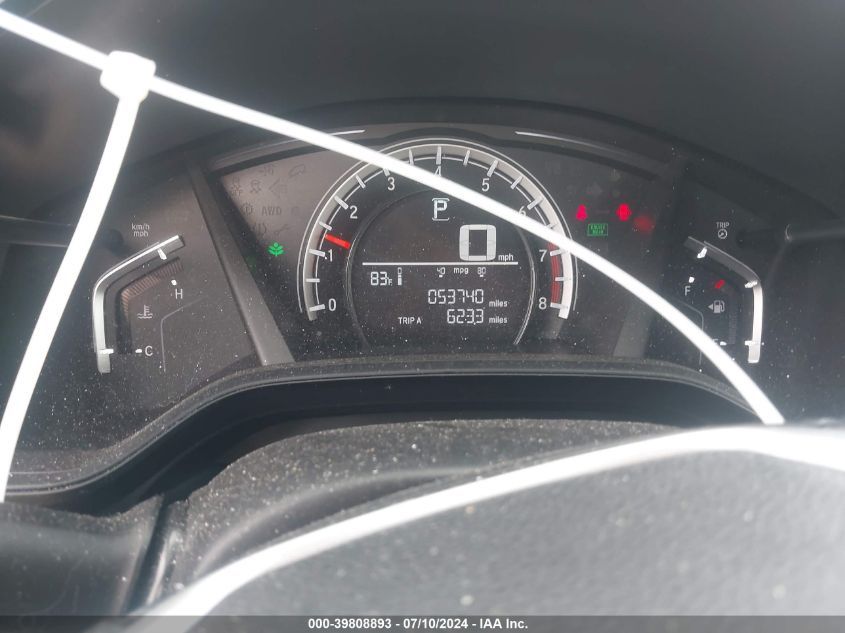 2019 Honda Cr-V Lx VIN: 2HKRW6H31KH207588 Lot: 39808893