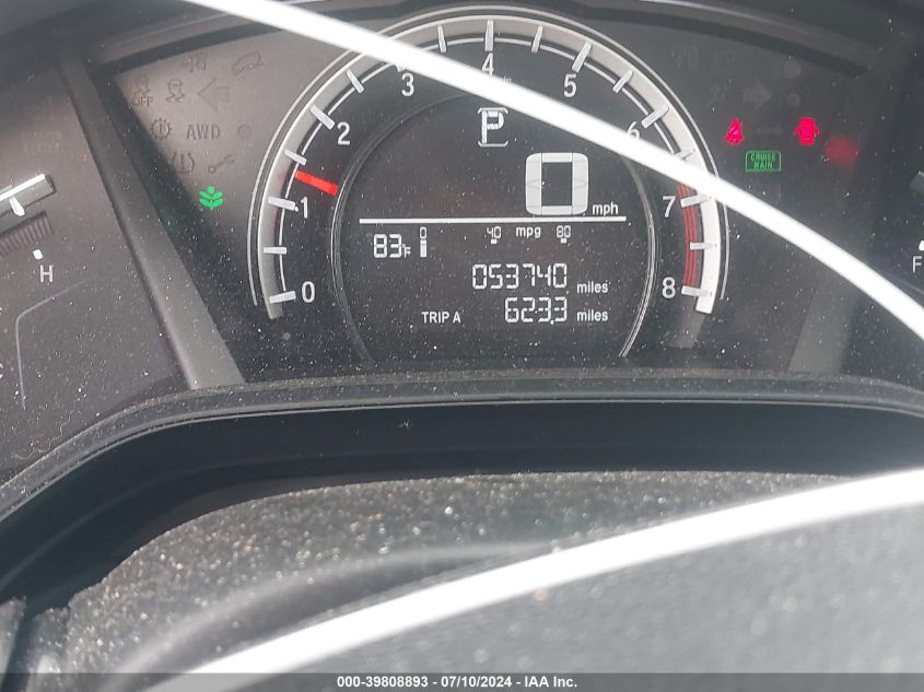 2019 Honda Cr-V Lx VIN: 2HKRW6H31KH207588 Lot: 39808893