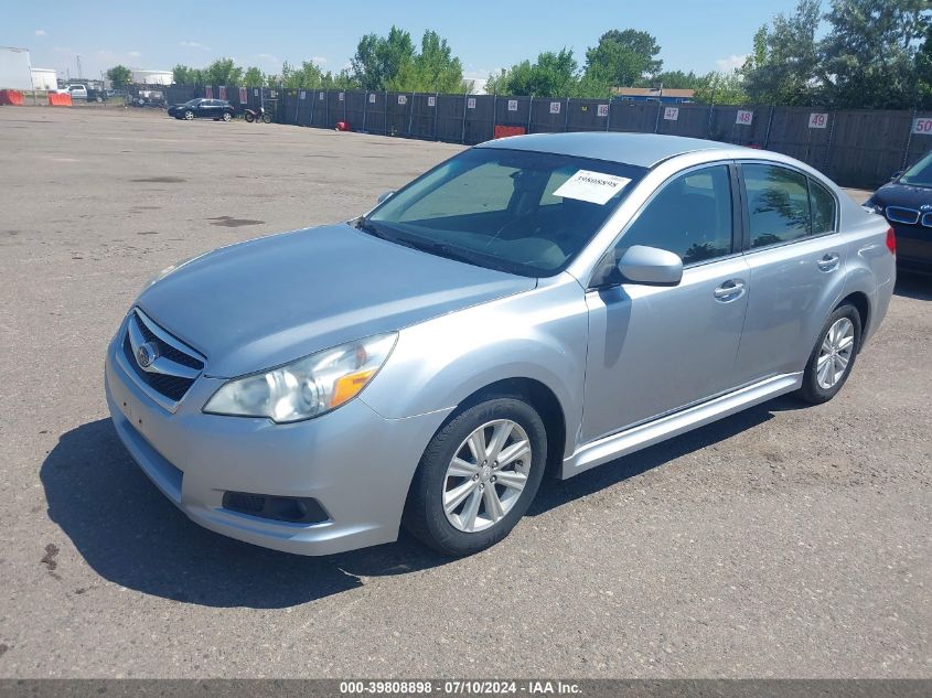 2012 Subaru Legacy 2.5I VIN: 4S3BMCA60C3042124 Lot: 39808898