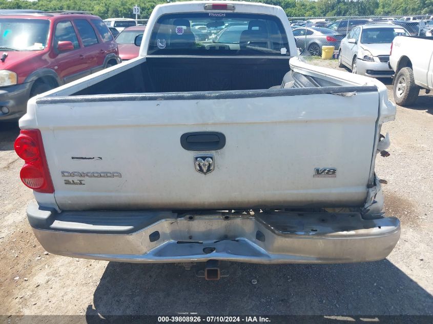 2006 Dodge Dakota Slt VIN: 1D7HW42N66S627239 Lot: 39808926