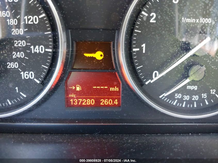 2011 BMW 328I VIN: WBAPH5G5XBNL80716 Lot: 39808928