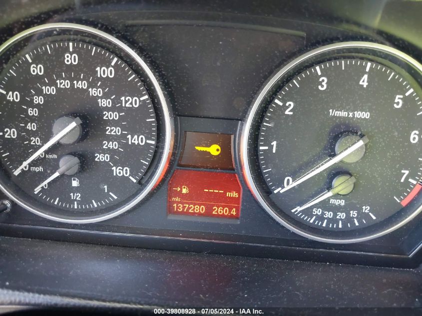 2011 BMW 328I VIN: WBAPH5G5XBNL80716 Lot: 39808928