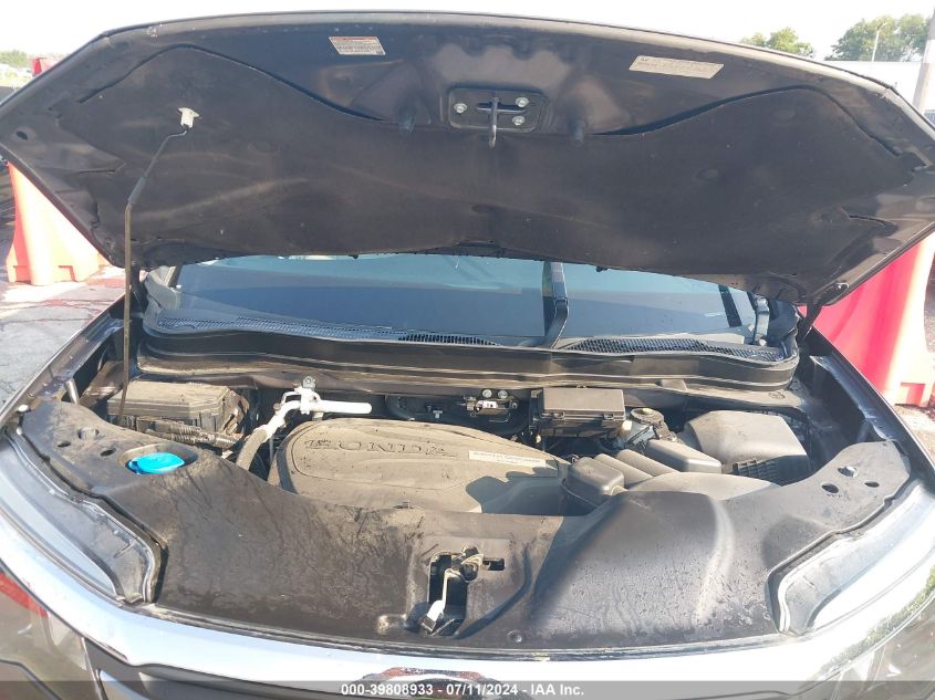 2017 Honda Pilot Ex VIN: 5FNYF6H33HB066574 Lot: 39808933