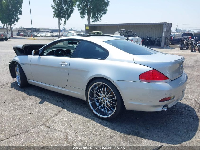 2005 BMW 6 Series 645Ci VIN: WBAEH73495B193697 Lot: 39808947