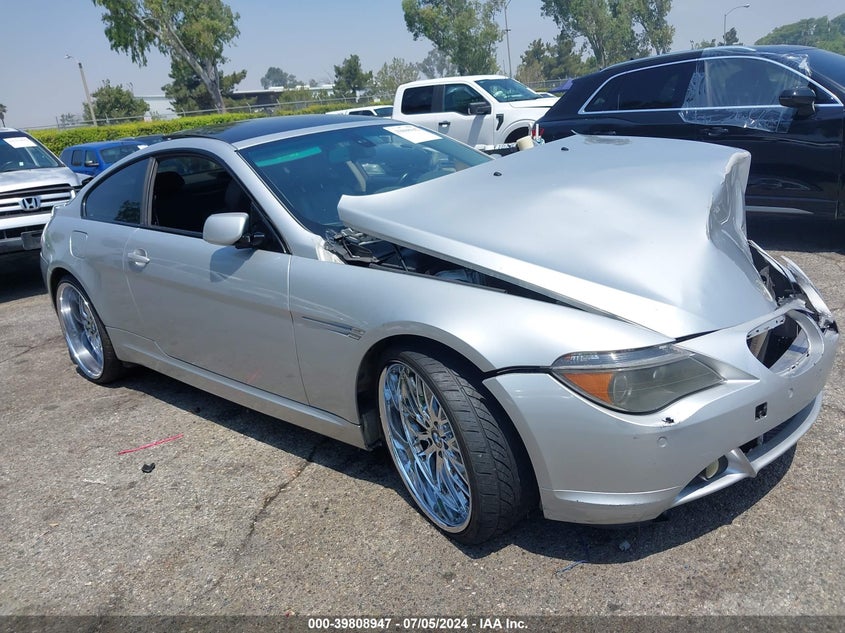 2005 BMW 6 Series 645Ci VIN: WBAEH73495B193697 Lot: 39808947
