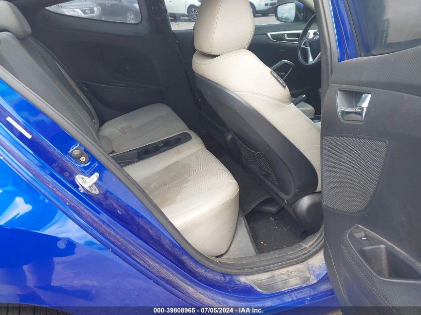 2012 Hyundai Veloster VIN: KMHTC6AD7CU025317 Lot: 39808965