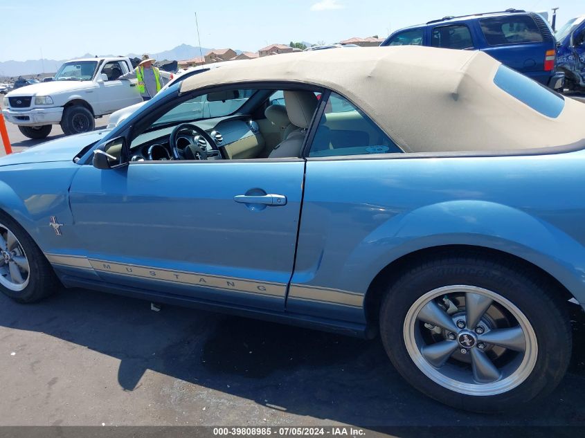 2006 Ford Mustang V6 VIN: 1ZVHT84N565221942 Lot: 39808985