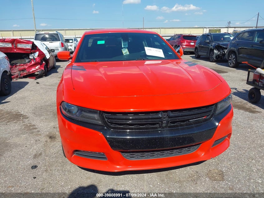 2016 Dodge Charger Sxt VIN: 2C3CDXJG7GH319637 Lot: 39808991
