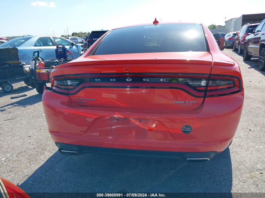 2016 Dodge Charger Sxt VIN: 2C3CDXJG7GH319637 Lot: 39808991