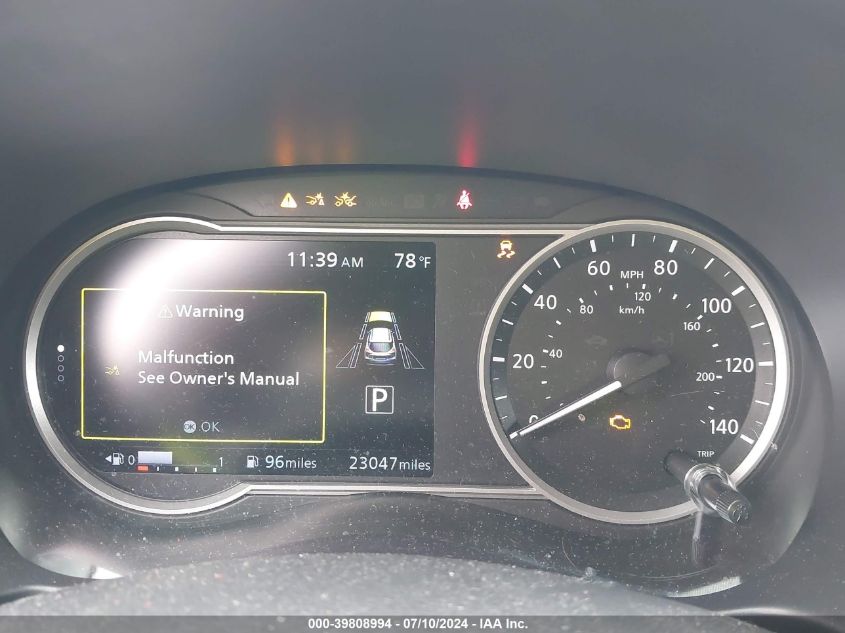 2020 Nissan Kicks Sr Xtronic Cvt VIN: 3N1CP5DV7LL523778 Lot: 39808994