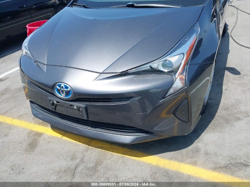 2016 Toyota Prius VIN: JTDKBRFU0G3511976 Lot: 39809001