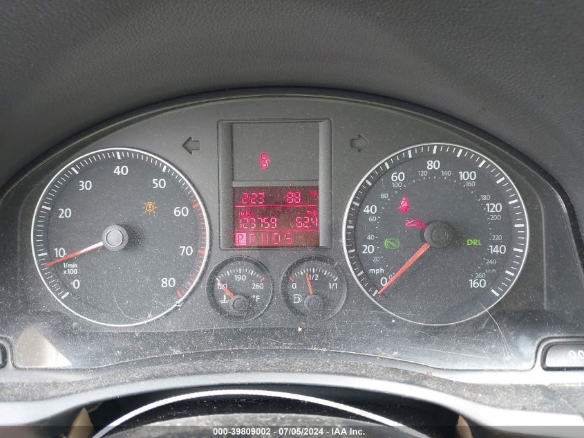 2007 Volkswagen Jetta Wolfsburg Edition VIN: 3VWEF71K27M192863 Lot: 39809002