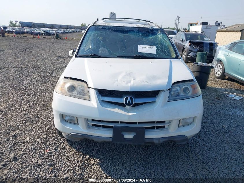 2006 Acura Mdx VIN: 2HNYD188X6H505288 Lot: 39809007