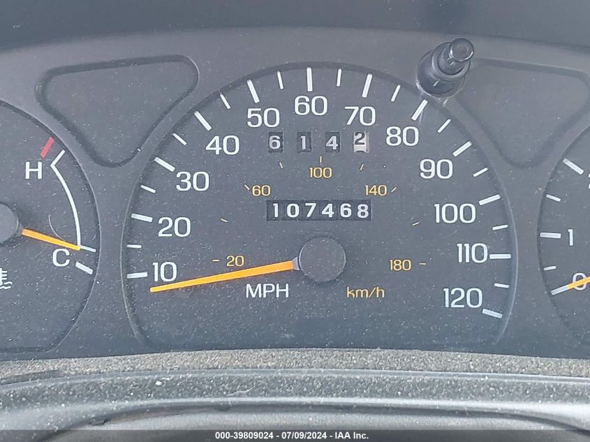 1997 Ford Thunderbird Lx VIN: 1FALP624XVH173261 Lot: 39809024