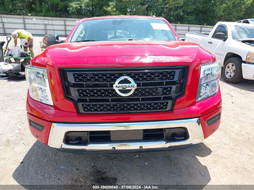 2021 Nissan Titan Sv 4X4 VIN: 1N6AA1EDXMN525415 Lot: 39809049