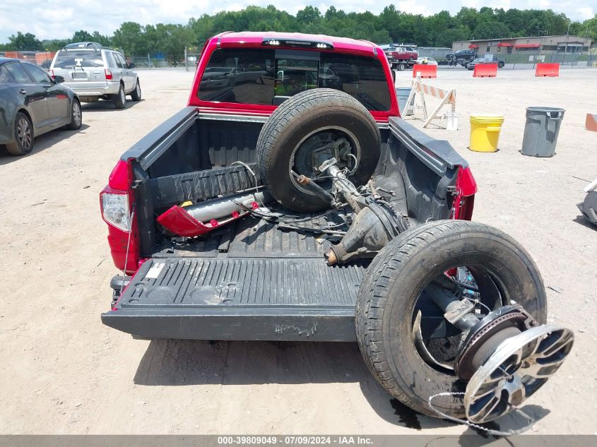 2021 Nissan Titan Sv 4X4 VIN: 1N6AA1EDXMN525415 Lot: 39809049