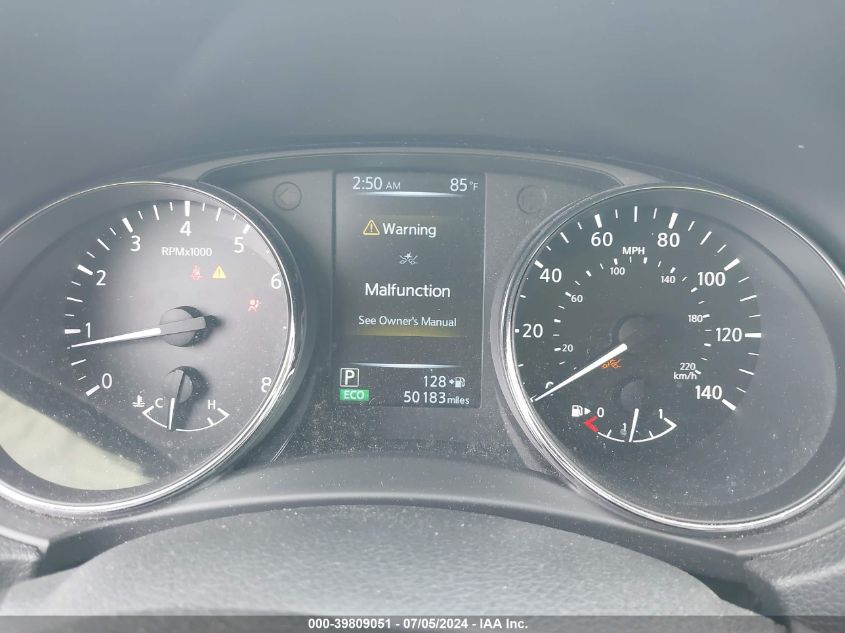 2017 Nissan Rogue Sv VIN: 5N1AT2MV8HC878844 Lot: 39809051