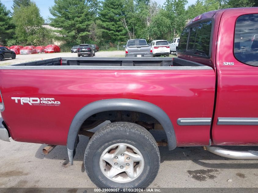 2002 Toyota Tundra Sr5 V8 VIN: 5TBBT44132S290088 Lot: 39809057