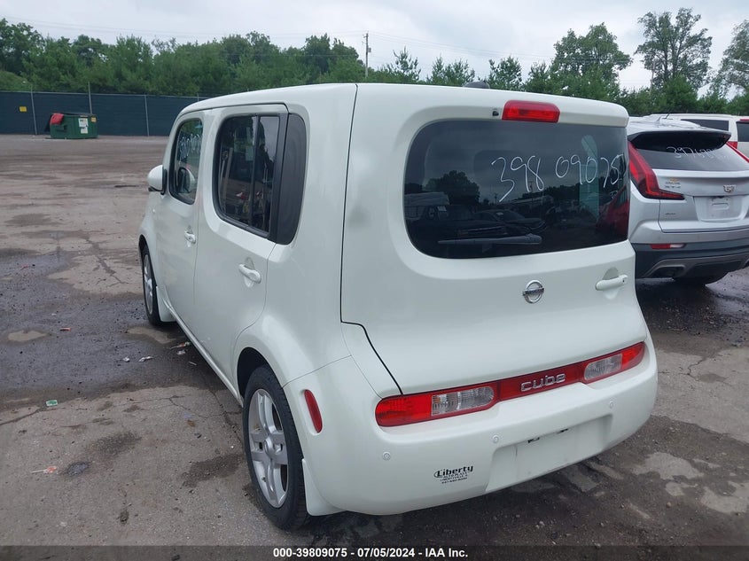 2009 Nissan Cube 1.8Sl VIN: JN8AZ28RX9T126195 Lot: 39809075
