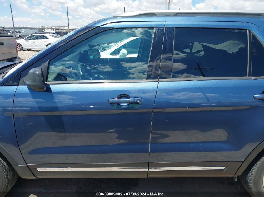 2019 Ford Explorer Xlt VIN: 1FM5K7D88KGB20899 Lot: 39809082