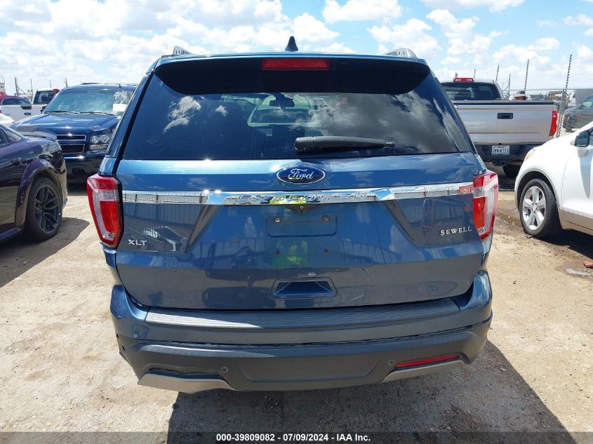 2019 Ford Explorer Xlt VIN: 1FM5K7D88KGB20899 Lot: 39809082
