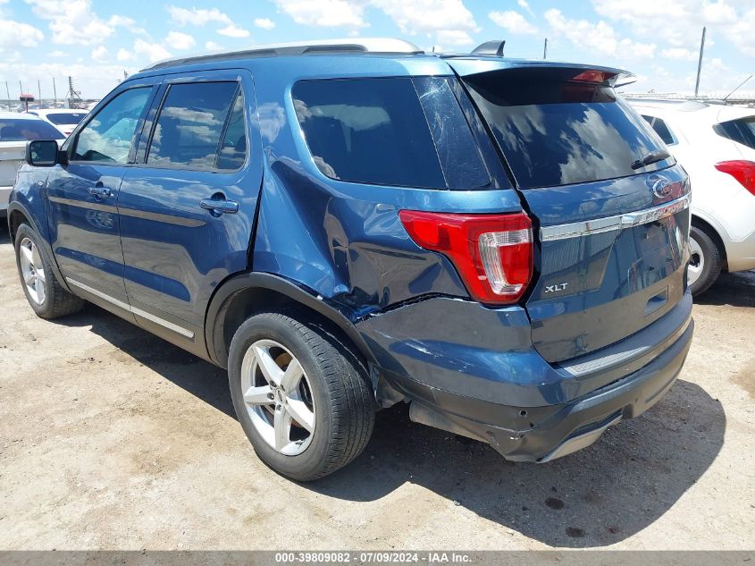 2019 Ford Explorer Xlt VIN: 1FM5K7D88KGB20899 Lot: 39809082