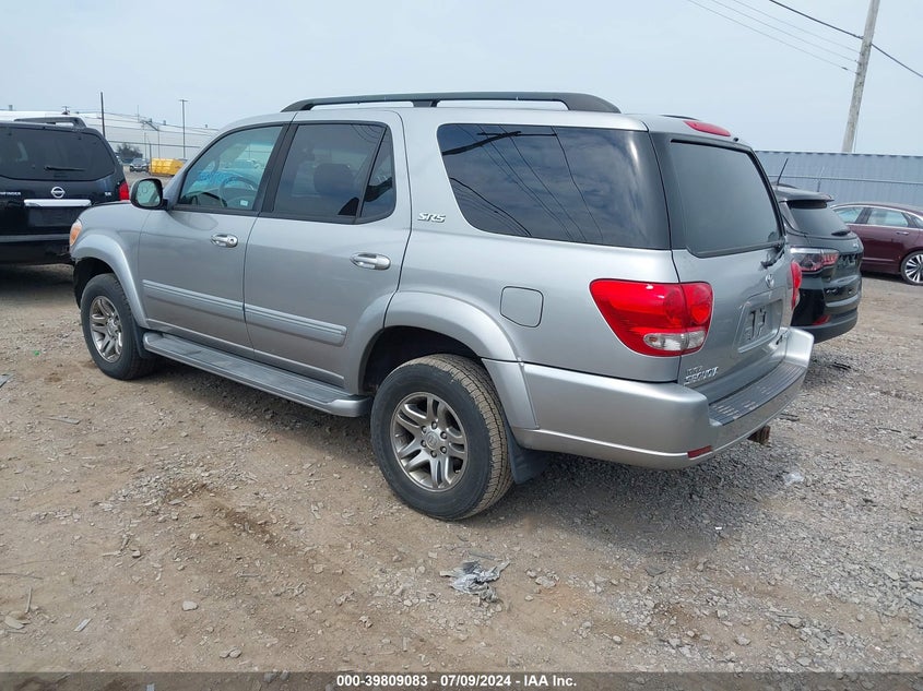 2007 Toyota Sequoia Sr5 V8 VIN: 5TDBT44A37S284449 Lot: 39809083