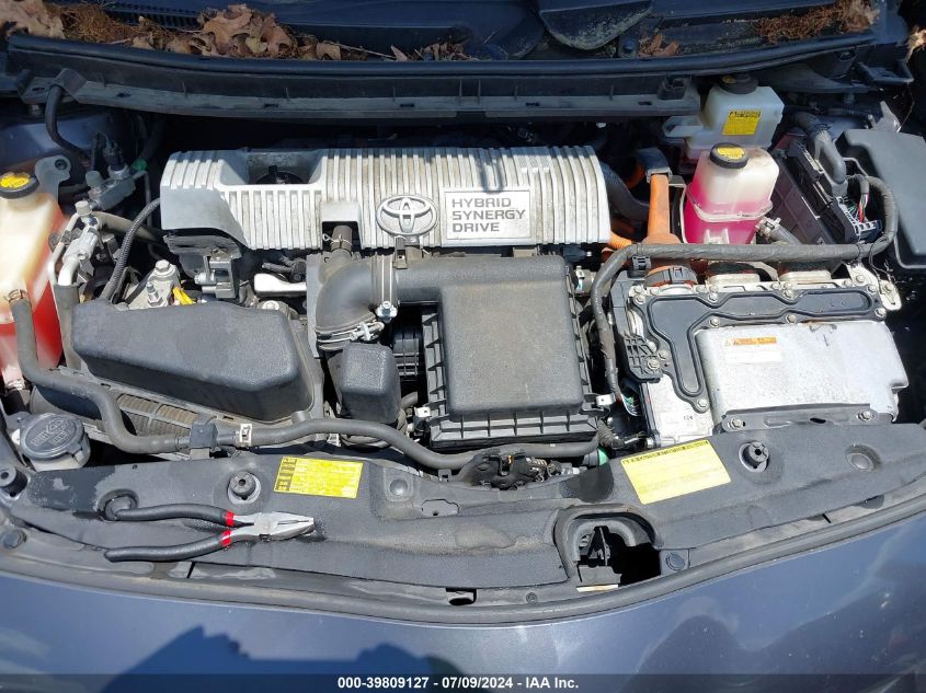 2012 Toyota Prius Two VIN: JTDKN3DU2C1596722 Lot: 39809127