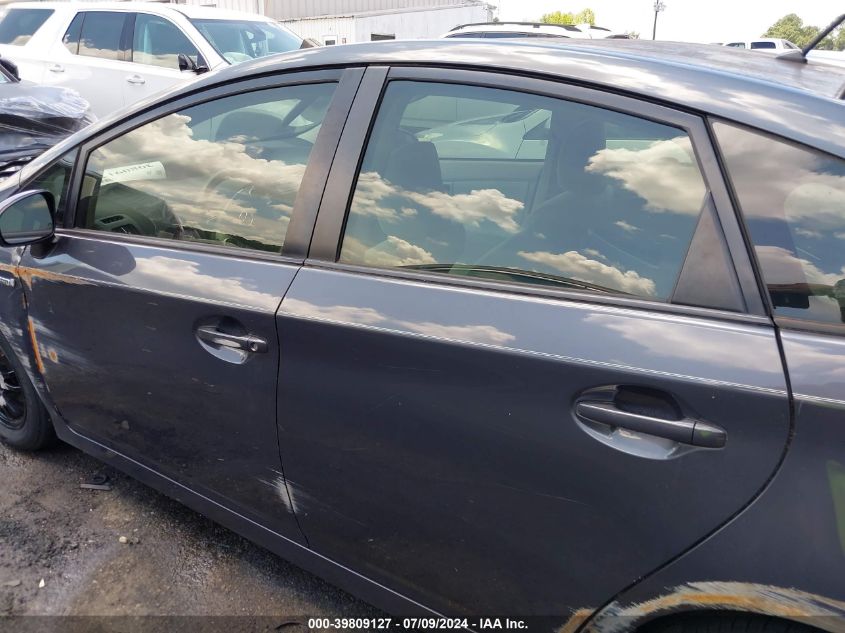 2012 Toyota Prius Two VIN: JTDKN3DU2C1596722 Lot: 39809127