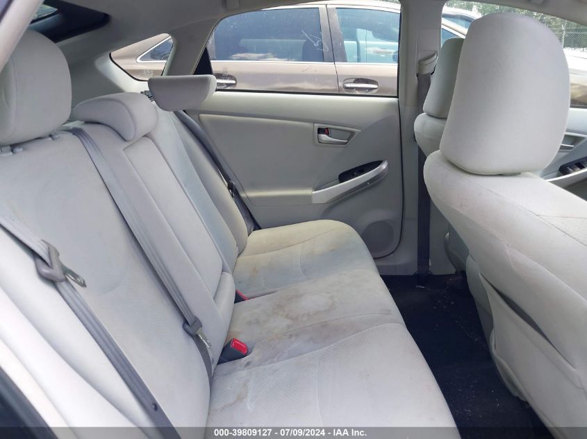 2012 Toyota Prius Two VIN: JTDKN3DU2C1596722 Lot: 39809127