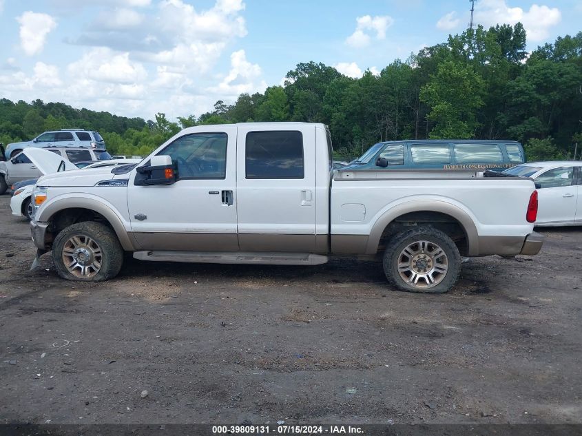 2011 Ford F-250 Lariat VIN: 1FT7W2BT6BEC10396 Lot: 39809131