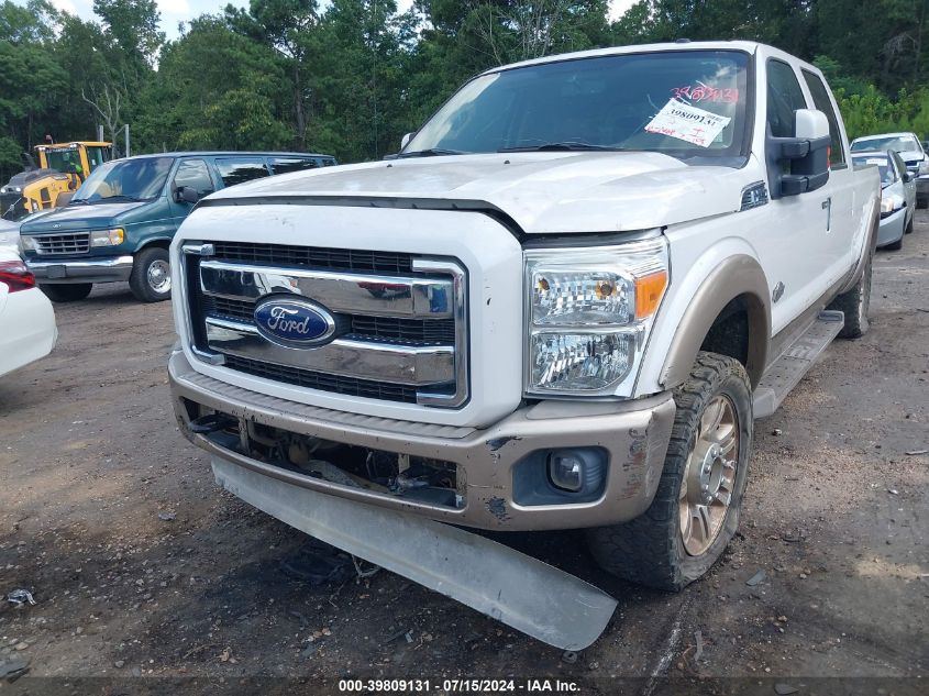 2011 Ford F-250 Lariat VIN: 1FT7W2BT6BEC10396 Lot: 39809131