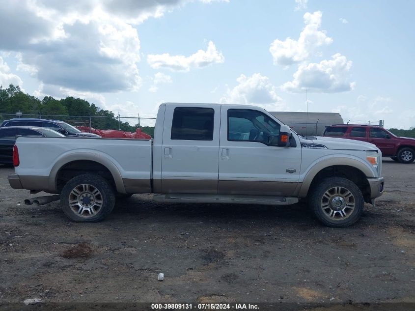 2011 Ford F-250 Lariat VIN: 1FT7W2BT6BEC10396 Lot: 39809131