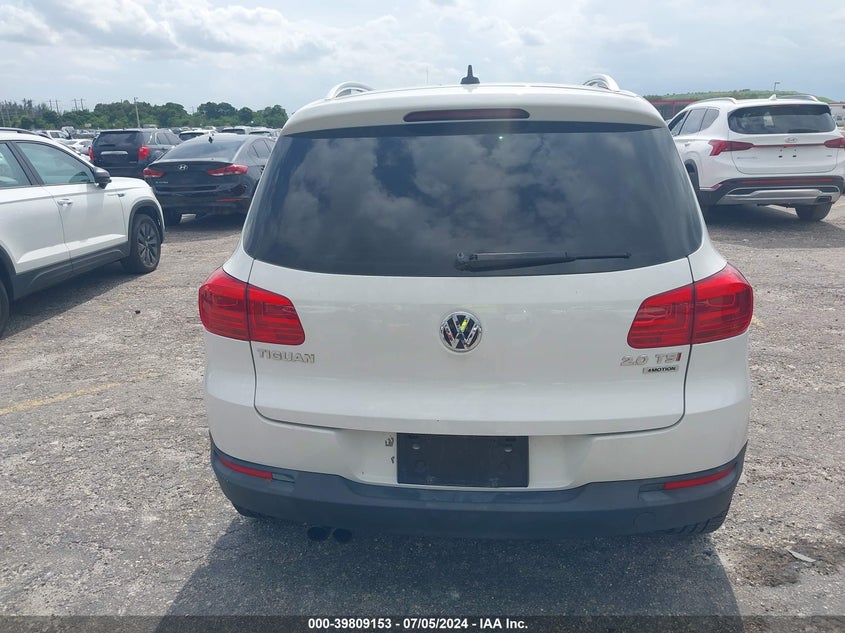 2013 VOLKSWAGEN TIGUAN SE - WVGBV7AX1DW537974