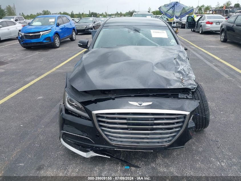 2018 Genesis G80 3.8 VIN: KMHGN4JEXJU216476 Lot: 39809155