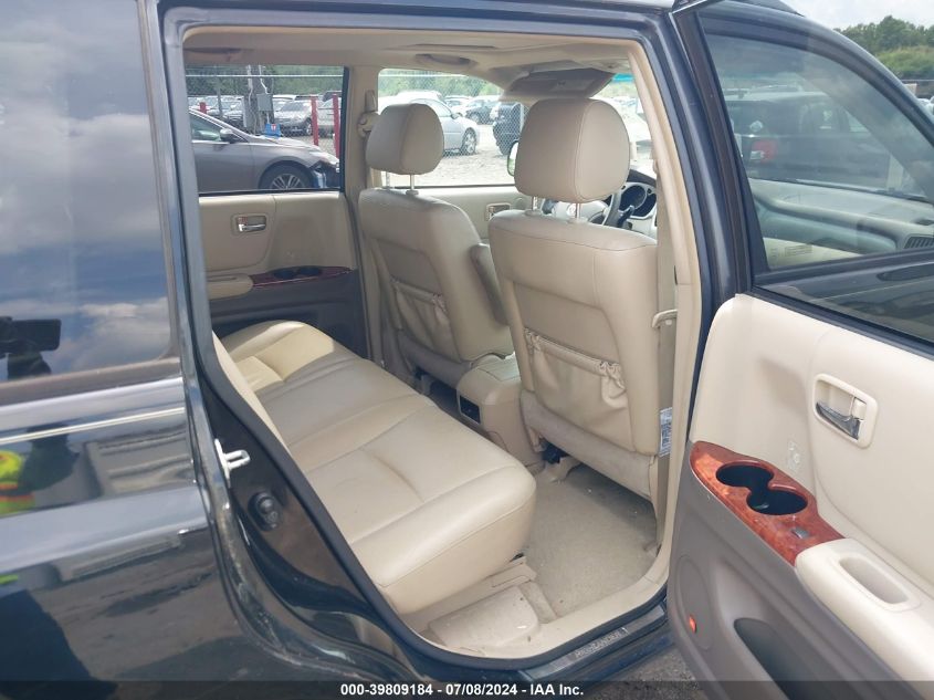 2007 Toyota Highlander Limited V6 VIN: JTEEP21A270188692 Lot: 39809184