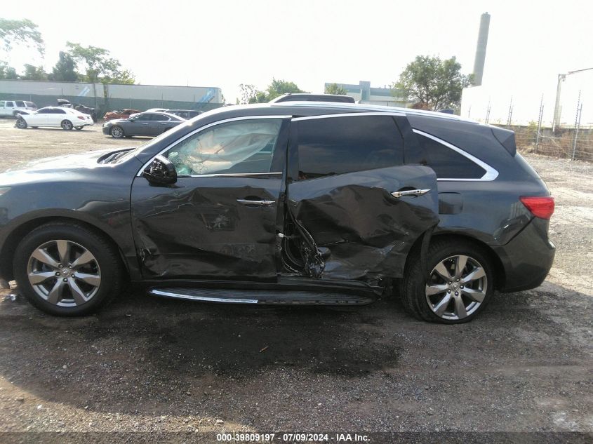 2015 Acura Mdx Advance VIN: 5FRYD4H81FB003930 Lot: 39809197