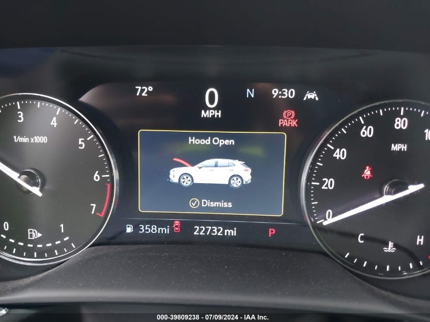 2022 Buick Envision Fwd Essence VIN: LRBFZNR48ND129430 Lot: 39809238