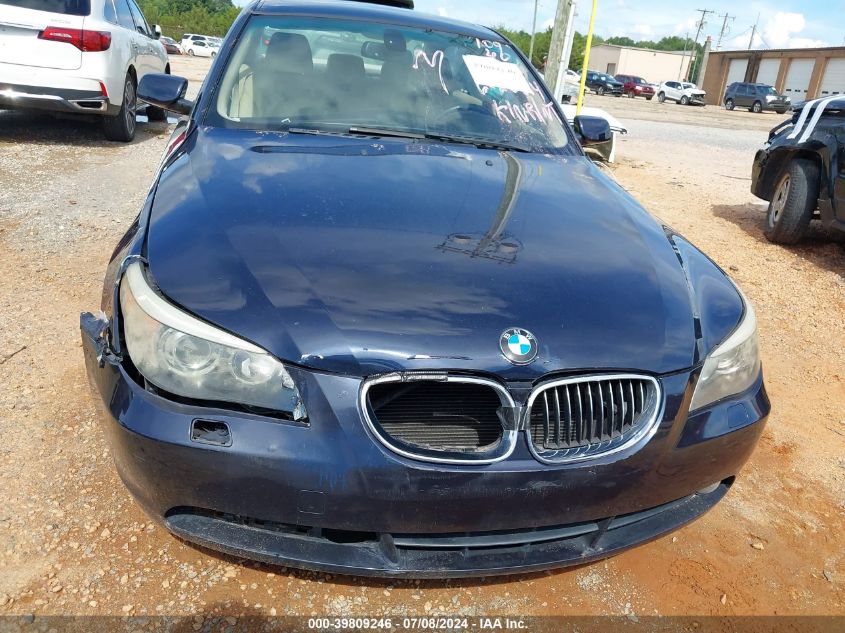 2007 BMW 525 I VIN: WBANE53547CW59314 Lot: 39809246