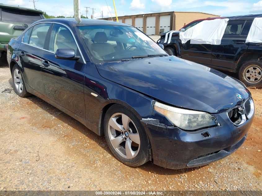 2007 BMW 525 I VIN: WBANE53547CW59314 Lot: 39809246