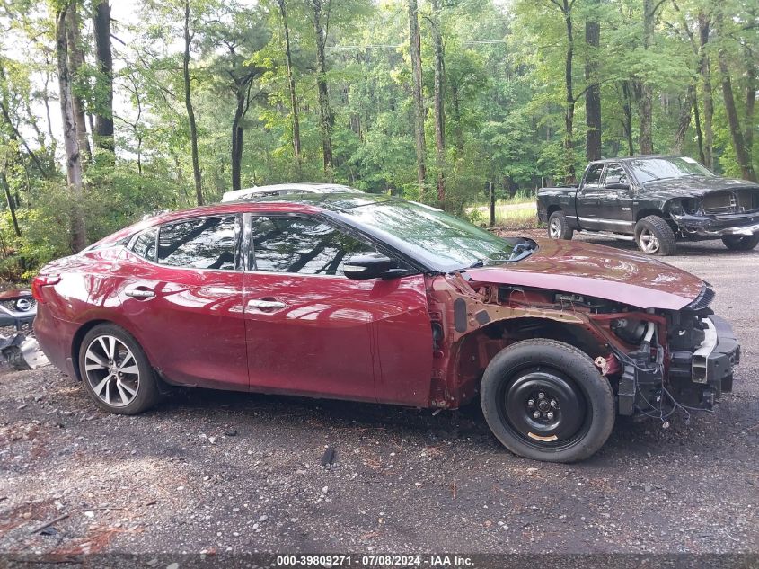 2017 Nissan Maxima 3.5S/Sv/Sl/Sr/Plat VIN: 1N4AA6APXHC368704 Lot: 39809271