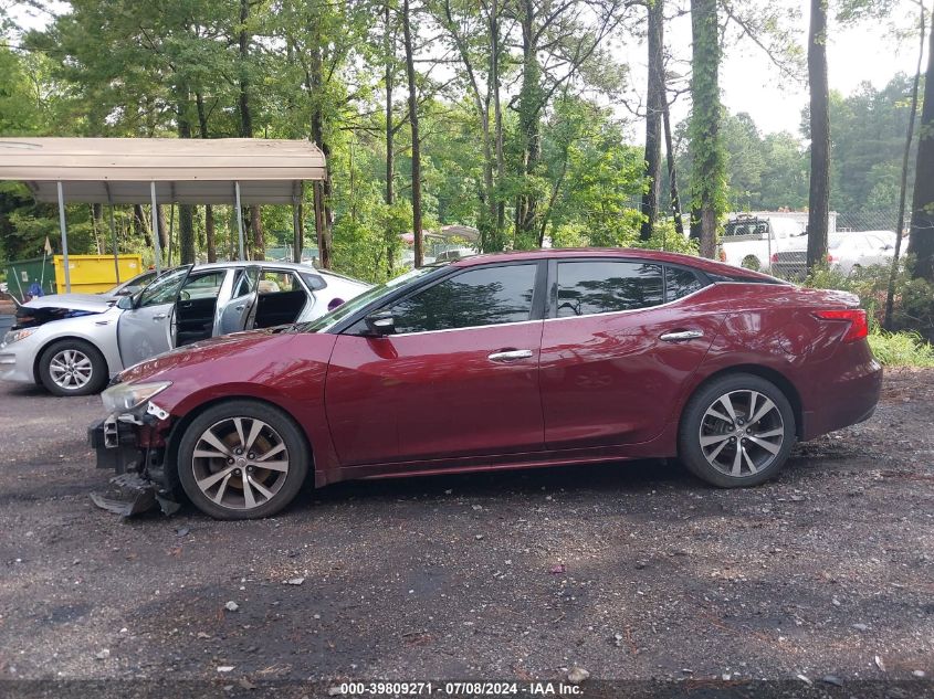 2017 Nissan Maxima 3.5S/Sv/Sl/Sr/Plat VIN: 1N4AA6APXHC368704 Lot: 39809271