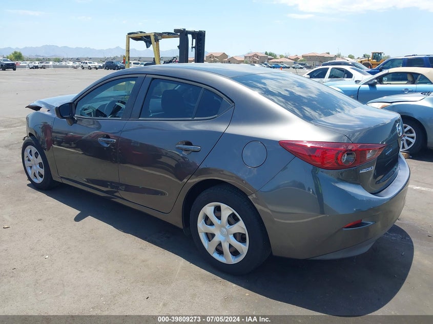 VIN 3MZBN1U74HM109459 2017 MAZDA MAZDA3 SPORT