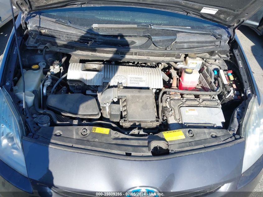 2010 Toyota Prius Iv VIN: JTDKN3DU9A1107309 Lot: 39809285