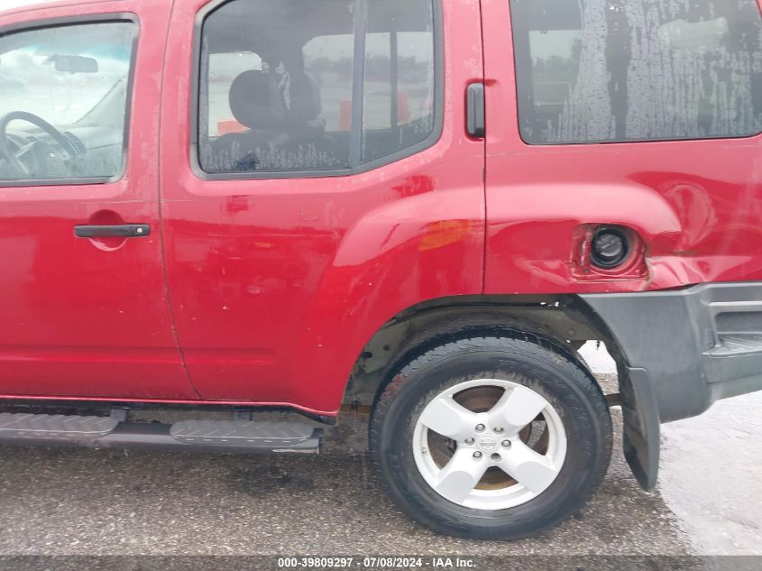 2005 Nissan Xterra Se VIN: 5N1AN08W35C640154 Lot: 39809297