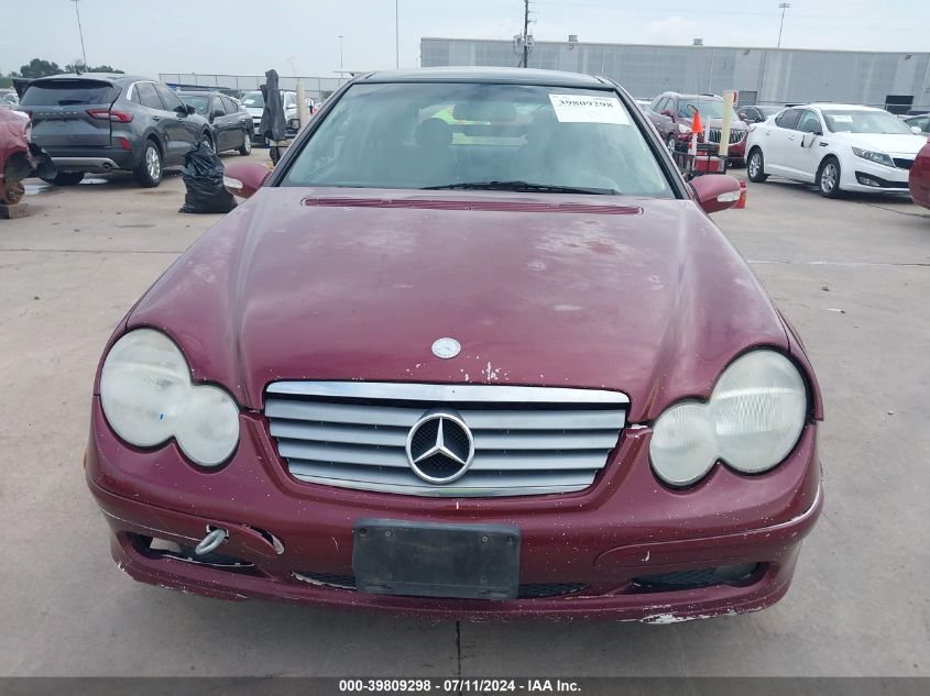 2002 Mercedes-Benz C 230 VIN: WDBRN47J22A239561 Lot: 39809298