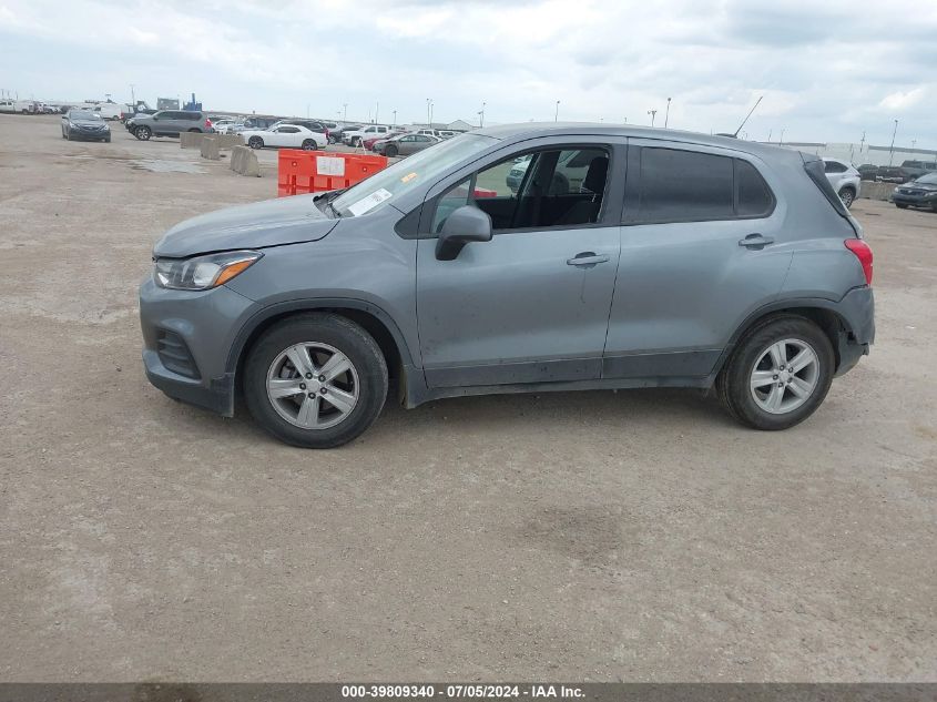 2020 Chevrolet Trax Fwd Ls VIN: 3GNCJKSB9LL314605 Lot: 39809340